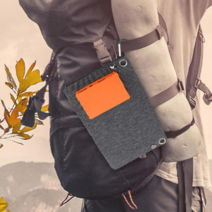 Hiking Solar Charger Bag,Solar Power Charging Bag Phone Charger | Portable Charger Power Bank, Folding Bag Camping Solar Charger for Outdoor Camping Hiking Urgent
