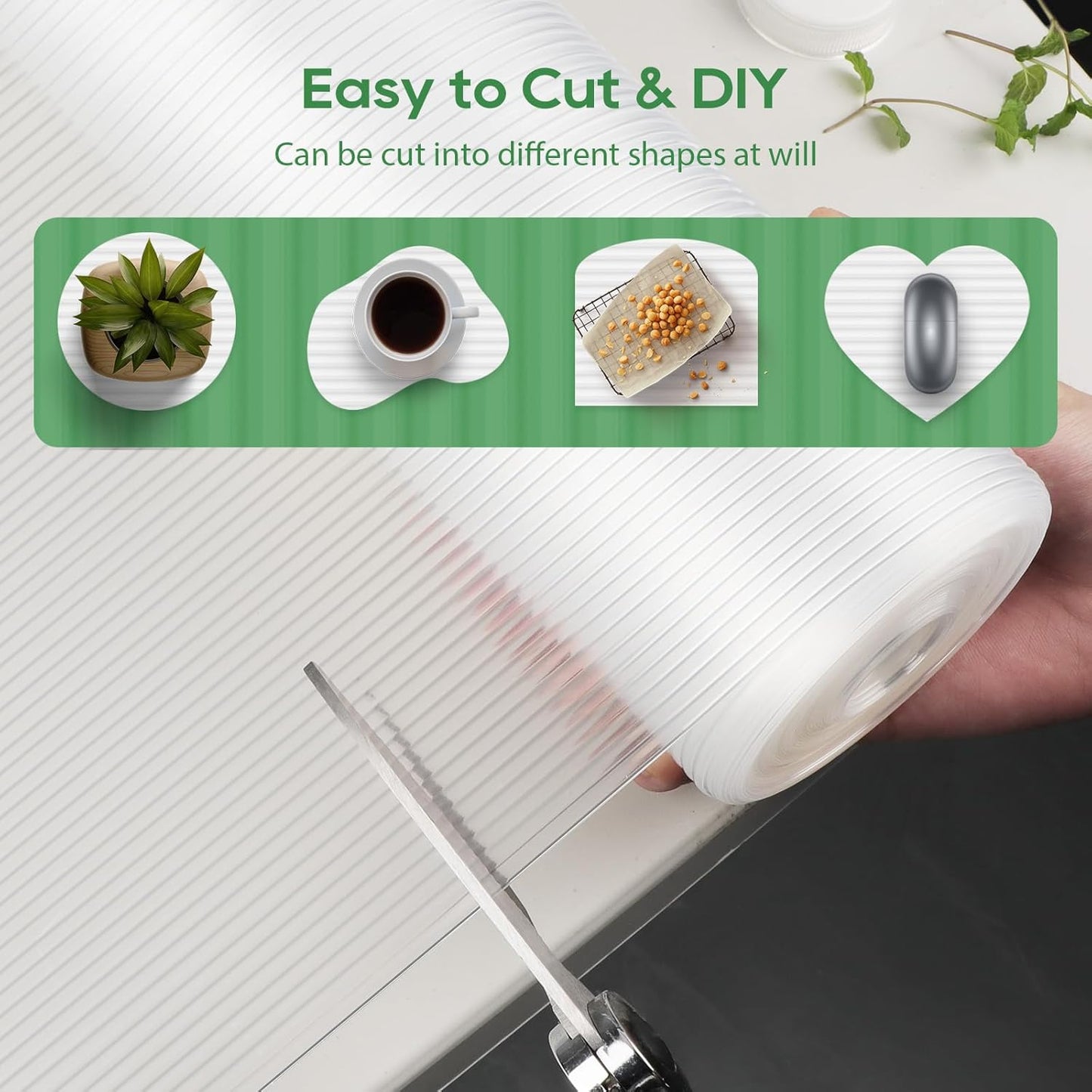 Anoak Shelf Liner Cabinet Liner, Non Adhesive Washable 17.5 Inch x 20 FT(240 Inch) Waterproof Durable Non-Slip Shelf Liner for Kitchen, Drawer, Refrigerator