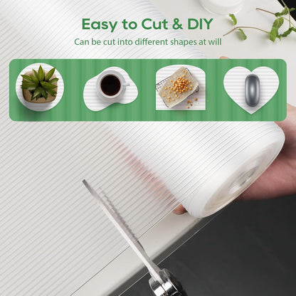 Anoak Shelf Liner Cabinet Liner, Non Adhesive Washable 17.5 Inch x 20 FT(240 Inch) Waterproof Durable Non-Slip Shelf Liner for Kitchen, Drawer, Refrigerator