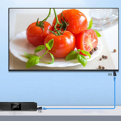 2Pack HDMI Extender, tunghey HDMI to RJ45 Network Cable Extender Converter Repeater Over Cat 5e / 6 1080p up to 30m Extender for HDTV PS4 STB 4K 2K