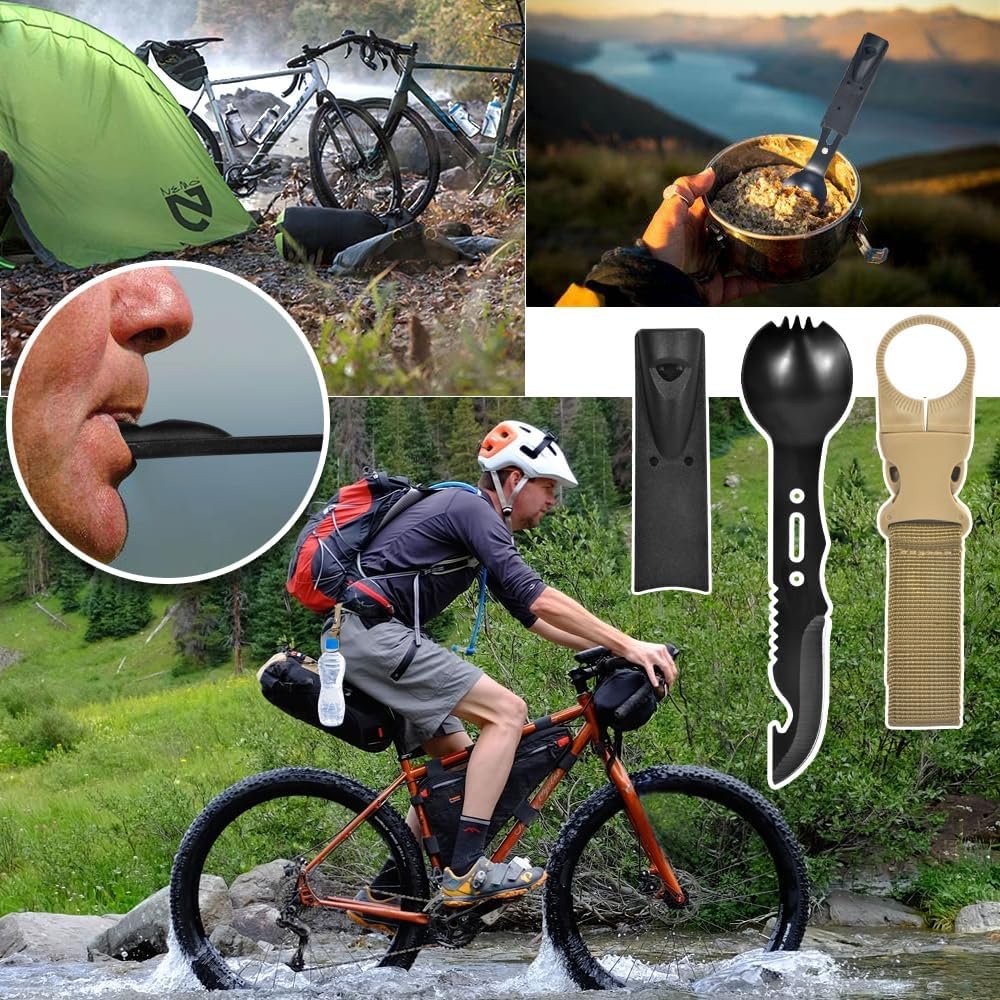 Survival Kit,Survival Kits Camping Survival Kit Gift for Family or Friends Travel Essentials Emergency Survival Kit Gifts for Men or Women