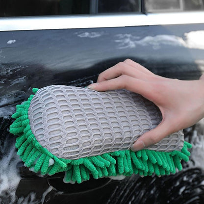 Sponge Car Wash, Purpose Detailing Pads, 10 x 4.92 cm Large Scrubber Sponge, Soft Non Scratch, Highly Absorbent Material for Vehicle Glass Kitchen Cleaning Use
