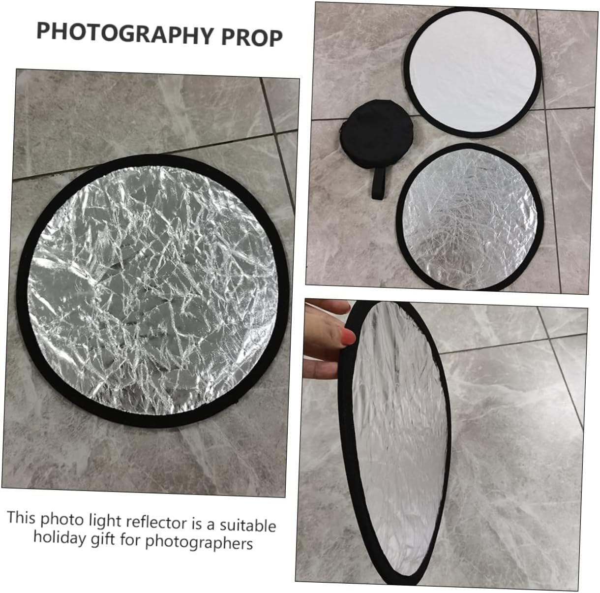 KONTONTY Upgrade Your Photography Gear Cm in Reflector Diffuser Easy to Use Photography Accessories