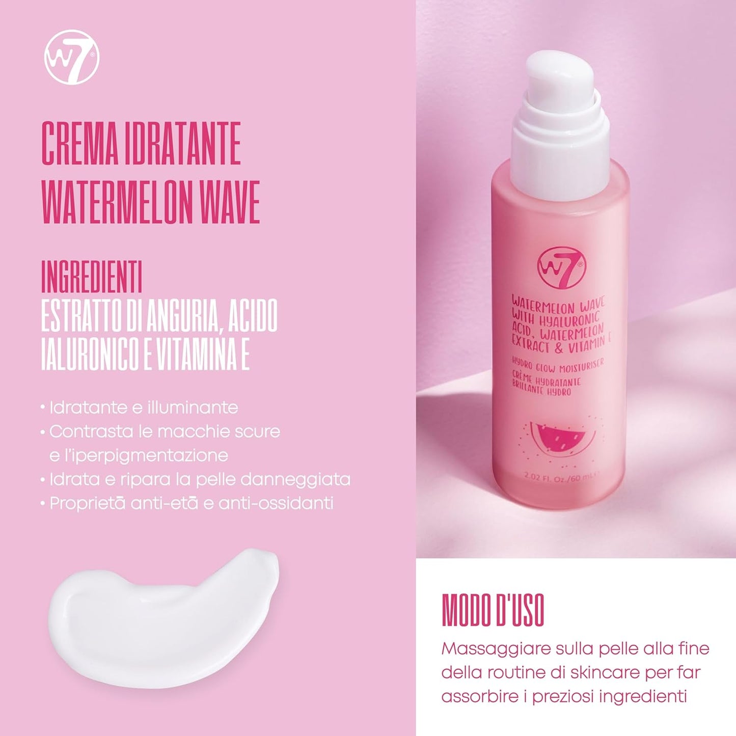 W7 - Skin Refresh Basic Gift Set - Face Moisturizer, Cleansing Gel, Tonic and Serum - Natural Cosmetics for Skin Care
