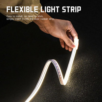 Led Trunk Strip Light, Light-Sensing Auto Interior Lamp, Easy Install Flexible Lighting Bar for Car Truck Rv Rear Cargo Area, Bright White Illumination, 1 Piece