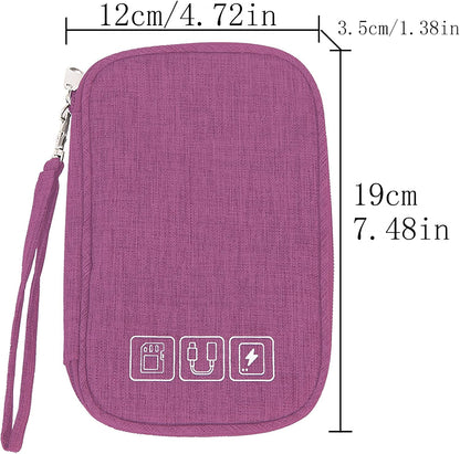 Ruyosn Cable Organizer Bag Waterproof Cable Bag Small Pocket for Hard Drives, Electronic Accessory