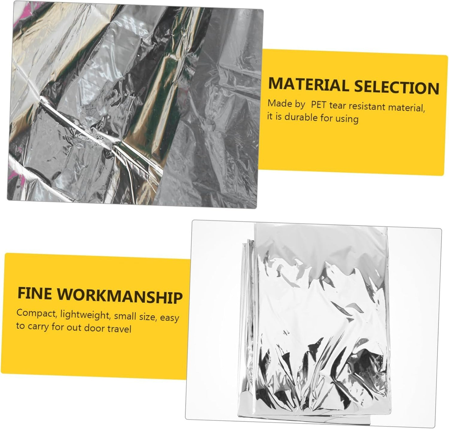 Sosoport 2pcs Disposable Emergency Shelter Tent Portable Tube Tent for Outdoor Survival Camping and Hiking