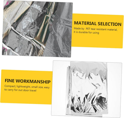 SUPVOX Camping Survival Tent 2pcs Emergency Tube Shelter Waterproof Windproof Tent for Outdoor Adventure