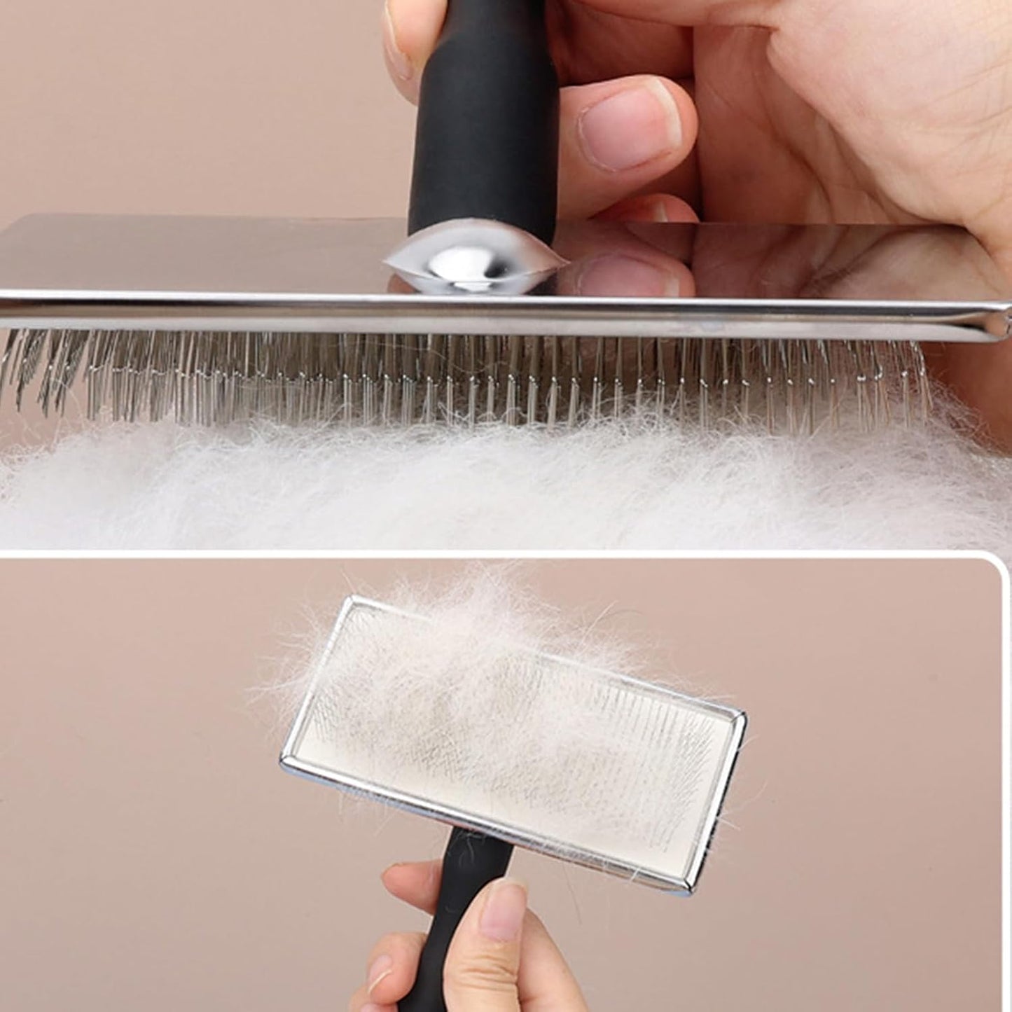 Aghi in metallo per la cura del cane, attrezzi per la pulizia degli animali domestici, strumento per la rimozione dei capelli per tutti i tipi di capelli