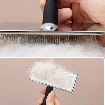 Aghi in metallo per la cura del cane, attrezzi per la pulizia degli animali domestici, strumento per la rimozione dei capelli per tutti i tipi di capelli