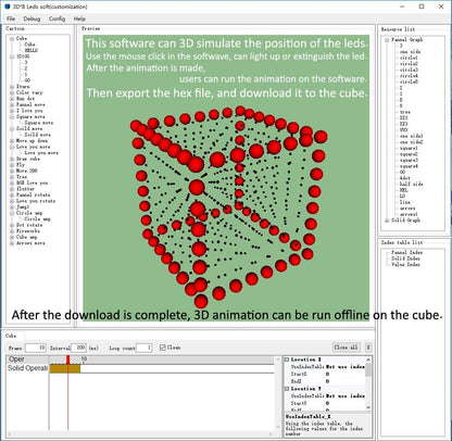 iCubeSmart 3D Led Cube Light DIY Kit with 3D Animation Editing Software Squared LED 8x8x8 Electronic Toy for Children and Teenagers Learning Activities Suit (3D8S-MUTIL)