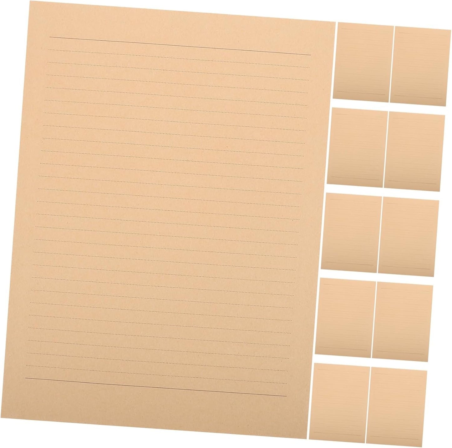 FOYTOKI Vintage Letter Paper Pack of 100 Sheets Lined Writing Paper Letter Stationery A4 Size