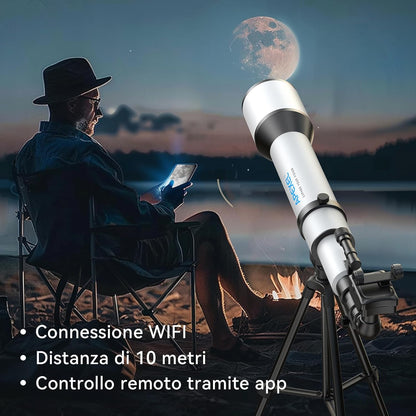 APEXEL Eyepiece Adapter for Wifi Electronic Telescope, 1/2.9 Inch CMOS Color Eyepiece Camera for Telescope and Microscope 23-50mm