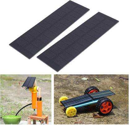 Mini Solar Panel - 2pcs Solar Panel Charger 5v 1w with High Performance Monocrystalline for Camera, Water Pump, Small Fan, Power Bank, Camping Lanterns