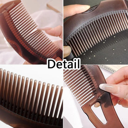Dolemay Dandruff Comb,Hollow Tooth Design Hairbrush Unisex Removal of Dandruff and Dirt Scalp Comb Daily Travel Comfortable Hair Care Scurf Hairbrush Multifunctional Scalp Care Brush for Women Men