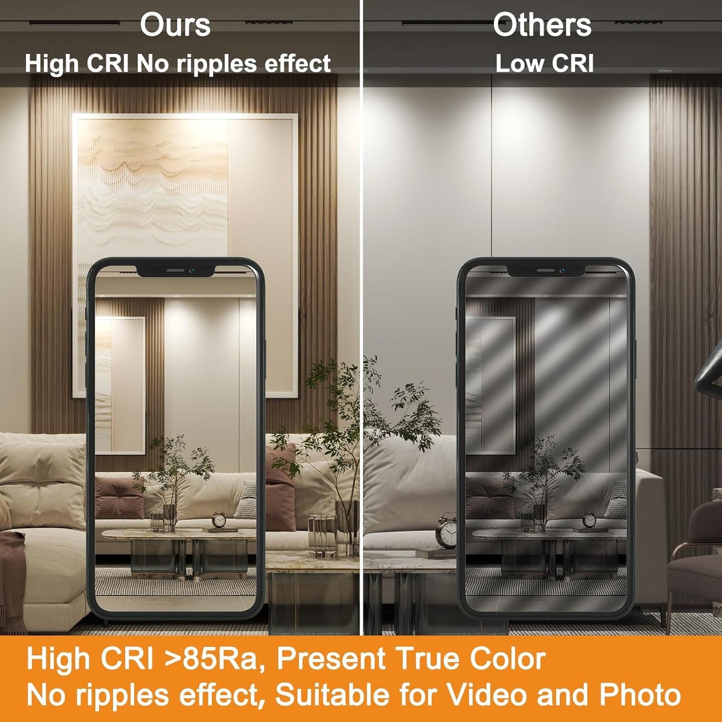 Recessed Lighting 4 Inch Color Changing Pot Lights 12W LED Downlights,1050Lumens Recessed Ceiling Light,RGB & Warm White 2700K Dimmable by Remote Control,Timer - 12 Color Choices - 2 Modes,12 Pack