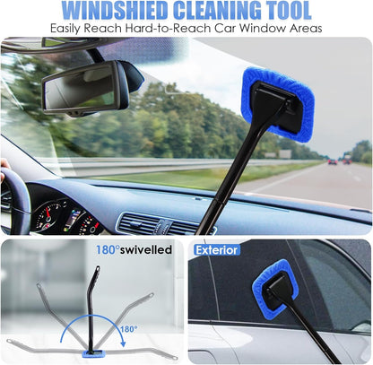 Viewsun Car Cleaning Kit, Car Interior Detailing Kit with High Power Handheld Vacuum, Detailing Brush Set, Windshield Cleaner, Cleaning Gel, Complete Auto Accessories for Men, Women