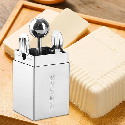 Colcolo Affettatrice per Tofu Taglierina per Tofu Utensile da Cucina Gadget per zuppa di Tofu Strumento per triturare Il Tofu per Eventi di Banchetti Cucina