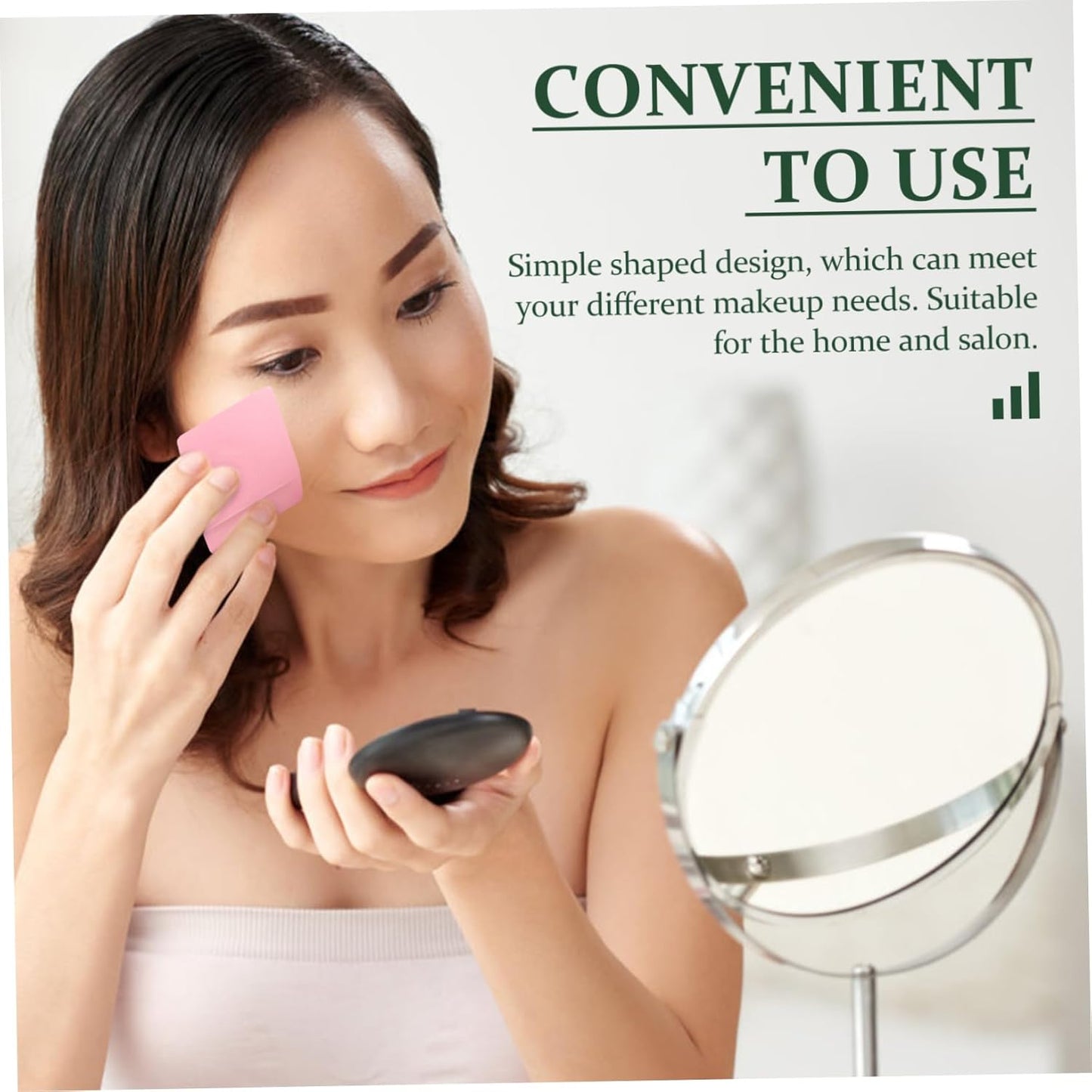 Vaguelly 12Pezzi Spugnette Per Multifunzionali Stile Rhombico Accessori Per Makeup e Della Per Applicare Fondotinta e Polvere Confezione Pz