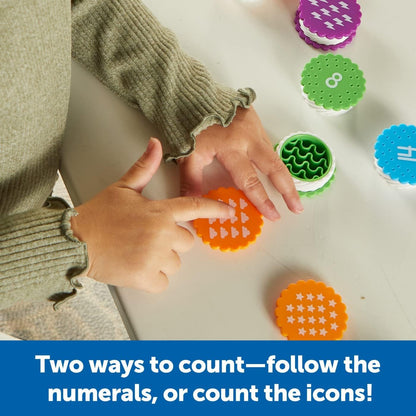 Learning Resources Mini Number Treats, 40 Pieces, Ages 3+, Cookies Toys, Counting, Colors, Learning & Education Toys, Montessori Toys for Kids, Baby & Toddler Toys