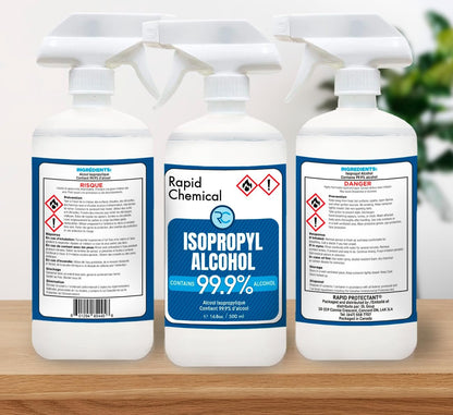 Isopropyl Alcohol Spray 99.9% - Rubbing Alcohol 99 Percent - 500ml - USP Grade - Made in Canada by Rapid Protectant (1 Bottle, 500ml)