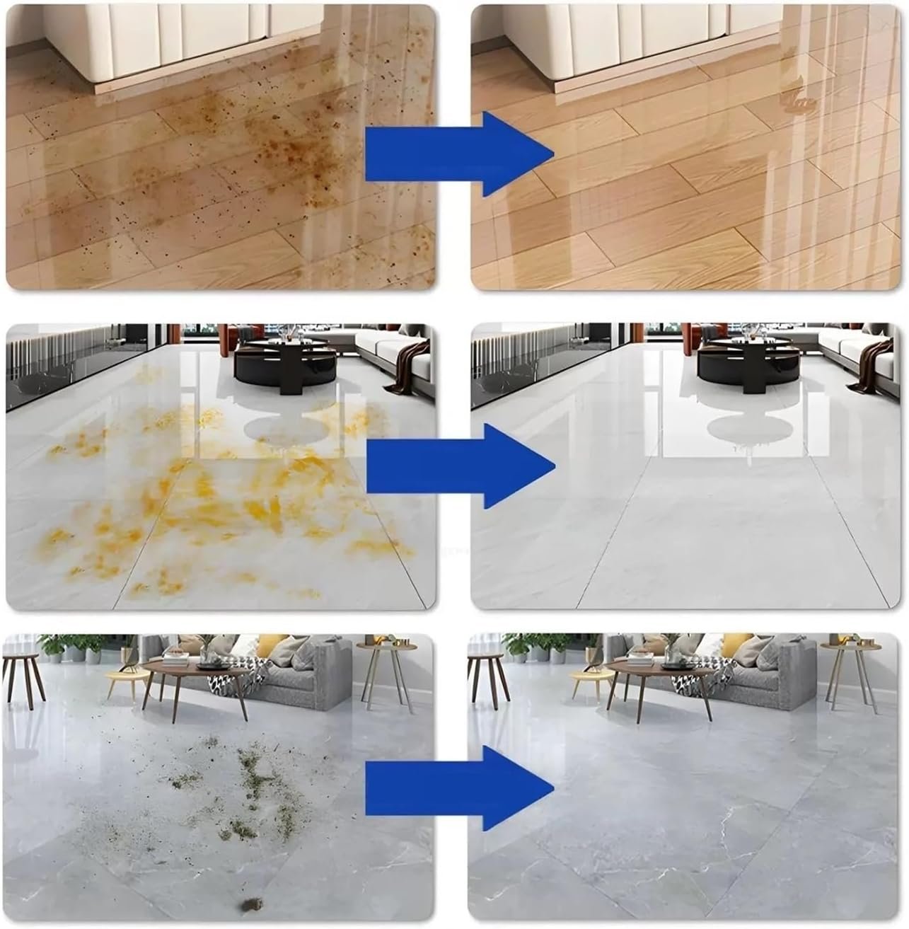 1 Liter Floor Hygiene Cleaner, Compatible with ECOVACS T30 Pro OmniT30S Combo/X5 PRO Omni / X8 Pro Omni - Lemon Flavor