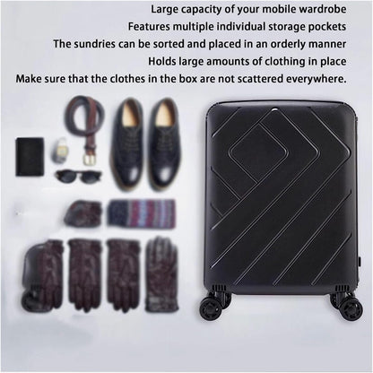 Suitcases Suitcases with Wheels Large Capacity Storage Luggage Security TSA Combination Lock Carry On Luggage Lightweight Suitcase Travel(Color:Jasper,Size:20 inc)