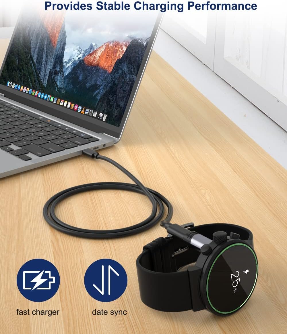 for Garmin Watch Charger Adapter 3Pack,Replacement USB-C to Garmin Cable Converter for Fenix 8/7/7X/7S/6/6X S E,Vivoactive 5 4 3,Forerunner 165/965/955/265/255/55,Instinct Solar 2X,Venu,Epix Pro Gen 2