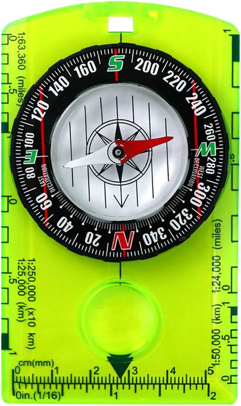 Lightweight Compass for Hiking | Precise Orienteering Compass for Outdoor | User Friendly Camping Gear, Lightweight Travel Supplies for Survival