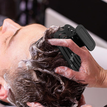 Shampoo Brush Hair Massager - Men Hair Scrubber Washing Brush | Ergonomic Handle Design Gentle Comb, Grooming Cleansing Tool For Father, Husband, Boyfriend