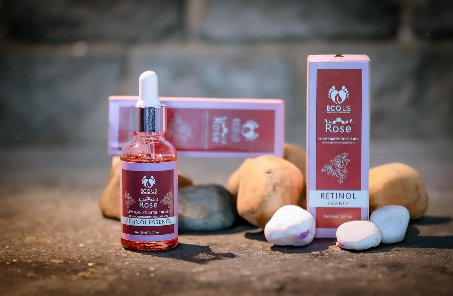 Rose Retinol Lifting Serum - Anti-Aging Serum with Retinol for more Smooth