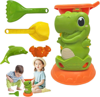 Iouyjiu Sandbox Play Game, Outdoor Water Park Toys, Pool Party Sand Toys with Sturdy and Safe Materials for Outdoor Activities and Exploration in Toddler, 1 Set