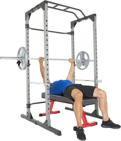 Fitness Reality 2816 Steel J-Hooks for Squat Rack Power Cage - Designed to Hold Weight Lifting Bars for Squats, Bench Presses, and More - Home Gym Accessories - 800 Lb. Capacity for 2 Hooks,Black