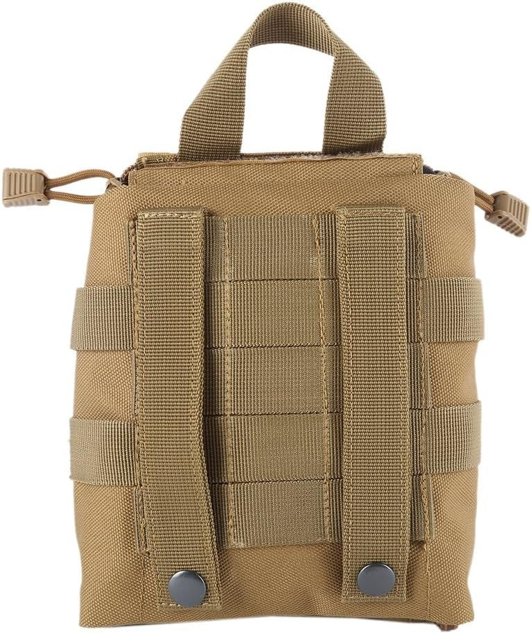 WYNEX First Aid EMT Bags, Tactical IFAK Medical Molle Pouch Military Utility Med Emergency EDC Pouches Outdoor Survival Kit Suit for Tactical Waist Belt Pack 1000 Nylon