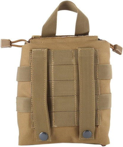 WYNEX First Aid EMT Bags, Tactical IFAK Medical Molle Pouch Military Utility Med Emergency EDC Pouches Outdoor Survival Kit Suit for Tactical Waist Belt Pack 1000 Nylon