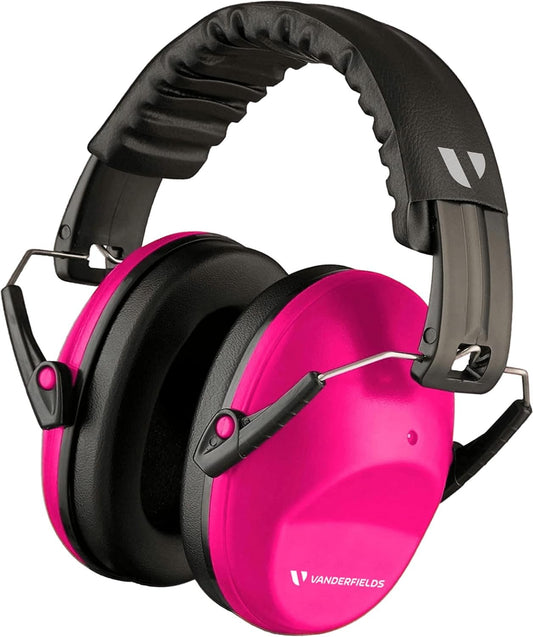 VANDERFIELDS Hearing Protection Ear Muffs for Noise Reduction, 26dB Certified, Noise Cancelling Safety Ear Protection, Adult