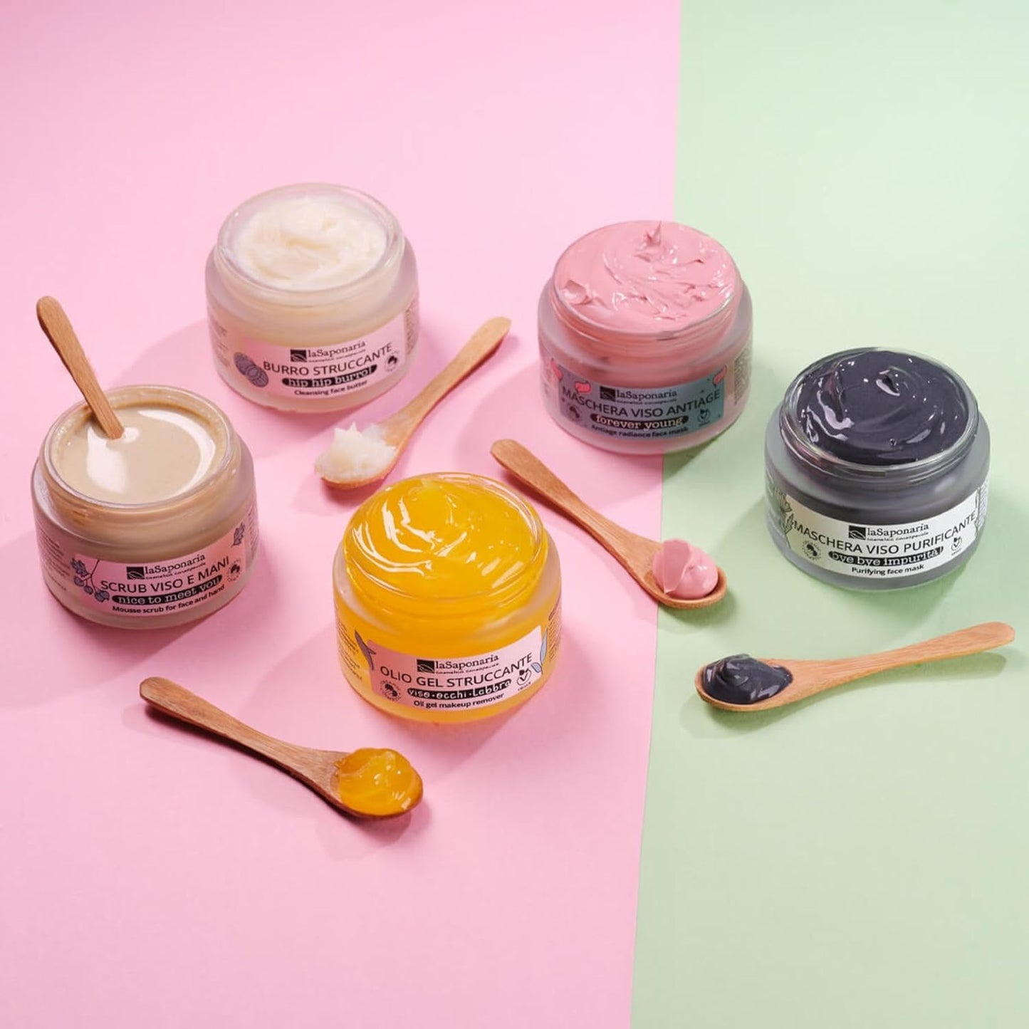 La Saponaria | Forever Young Anti-Aging Face Mask with Iris, Vitamin C and Phytoretinol, 50 ml