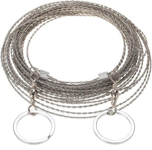 Wire Saw Camping Hiking Survival Saw Outdoor Survival Tool Kit Survival Gear Portable Rescue Saw 10m IYKY