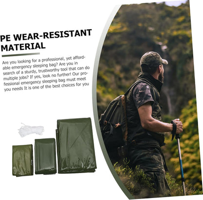 GOOHOCHY Emergency Tent Outdoor Camping Tent Outdoor Sleeping Sack Portable Tent Outdoor Sleeping Blanket Outdoor Tents Outdoor Camping Tool Pe Tear-Resistant Material