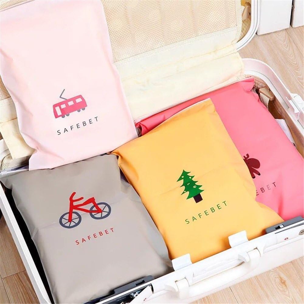 8 Pieces Travel Bags Travel Essentials, Luggage Organizers Packing Cubes Cosmetic Toiletry Bag (Style: Zipper)