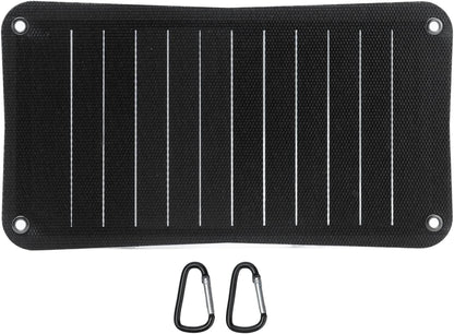Tyenaza Solar Panel Charger, Outdoor Solar Power Charger ETFE Portable USB Solars Battery Chargers 5V Output for Camera, Water Pump, Small Fan, Power Bank