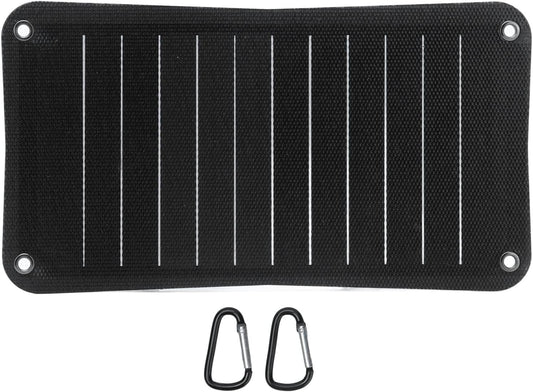 Tyenaza Solar Panel Charger, Outdoor Solar Power Charger ETFE Portable USB Solars Battery Chargers 5V Output for Camera, Water Pump, Small Fan, Power Bank