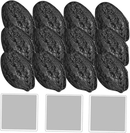 GANAZONO 2pcs 1 Fireplace Charcoals 1 Bag Grilling Charcoals for Outdoor Activities Household Use