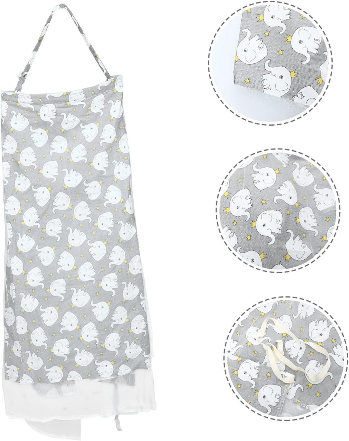 WATIIFUFU Nursing Cover for Baby Breastfeeding Breastfeeding Cover Privacy and Comfort Cotton Nursing Apron