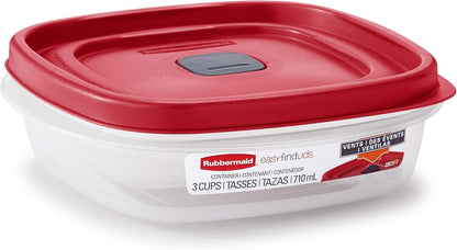 Rubbermaid Easy Find Lids Food Storage and Organization Containers