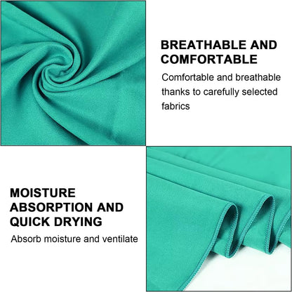 GIOD Microfibre Towel Travelï¼ŒCamping Towels Set of 3, Quick Drying Bath Towels, Sports Fitness Reversible Fleece Quick Drying Towels for Gym, Pool, Yoga, Beach, Outdoor Travel (Green)
