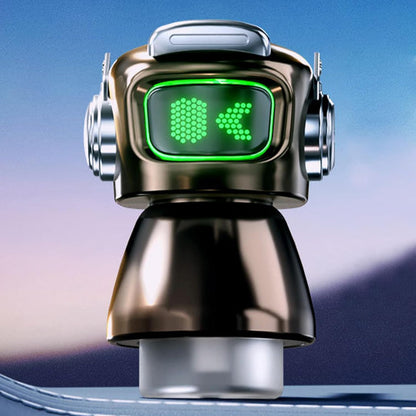 Ceprznvey Robot Car Vent Scent, aria condizionata clip freshener, 4 modalità veicolo perfume forniture decorazione interna fragranza per uffici domestici SUVs Trucks