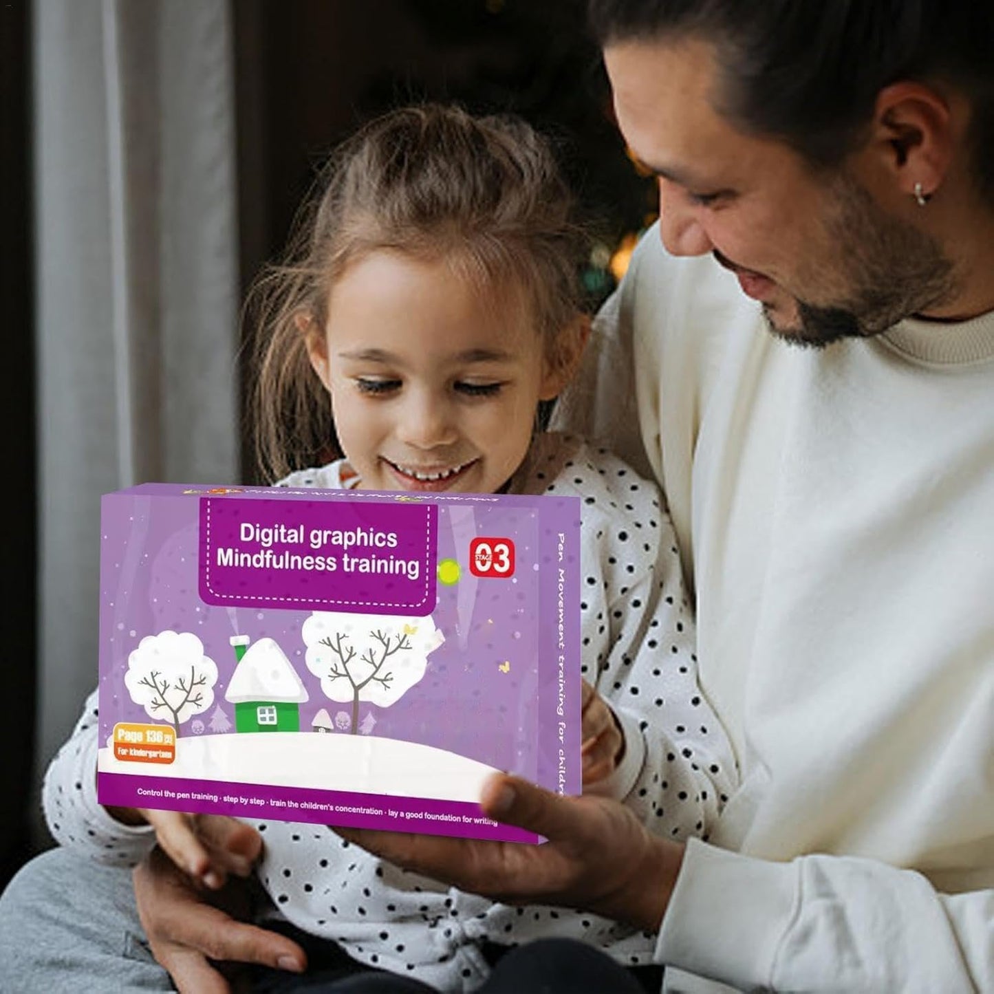 Kids Handwriting Practice Workbook, Toddler Reusable Handwriting Workbook, Educational Handwriting Workbook Learning Toy, Preschool Learning Letter Tracing Books