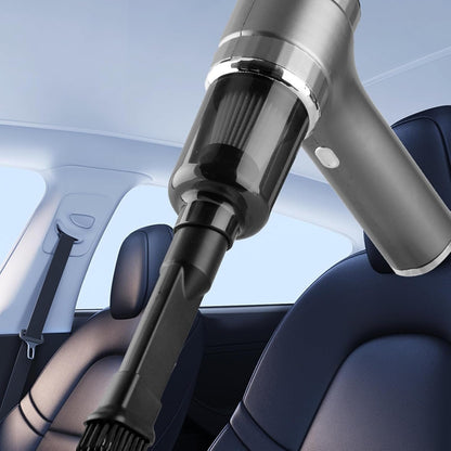Car Vacuum Cleaner, Vacuum Cleaner Air Duster, Lightweight Wireless Design, Powerful 9000Pa Suction, Duals Use Cleaning Tool, for Furniture Home Car Detailing Interior Hair Removal 18.5x7.5cm Black
