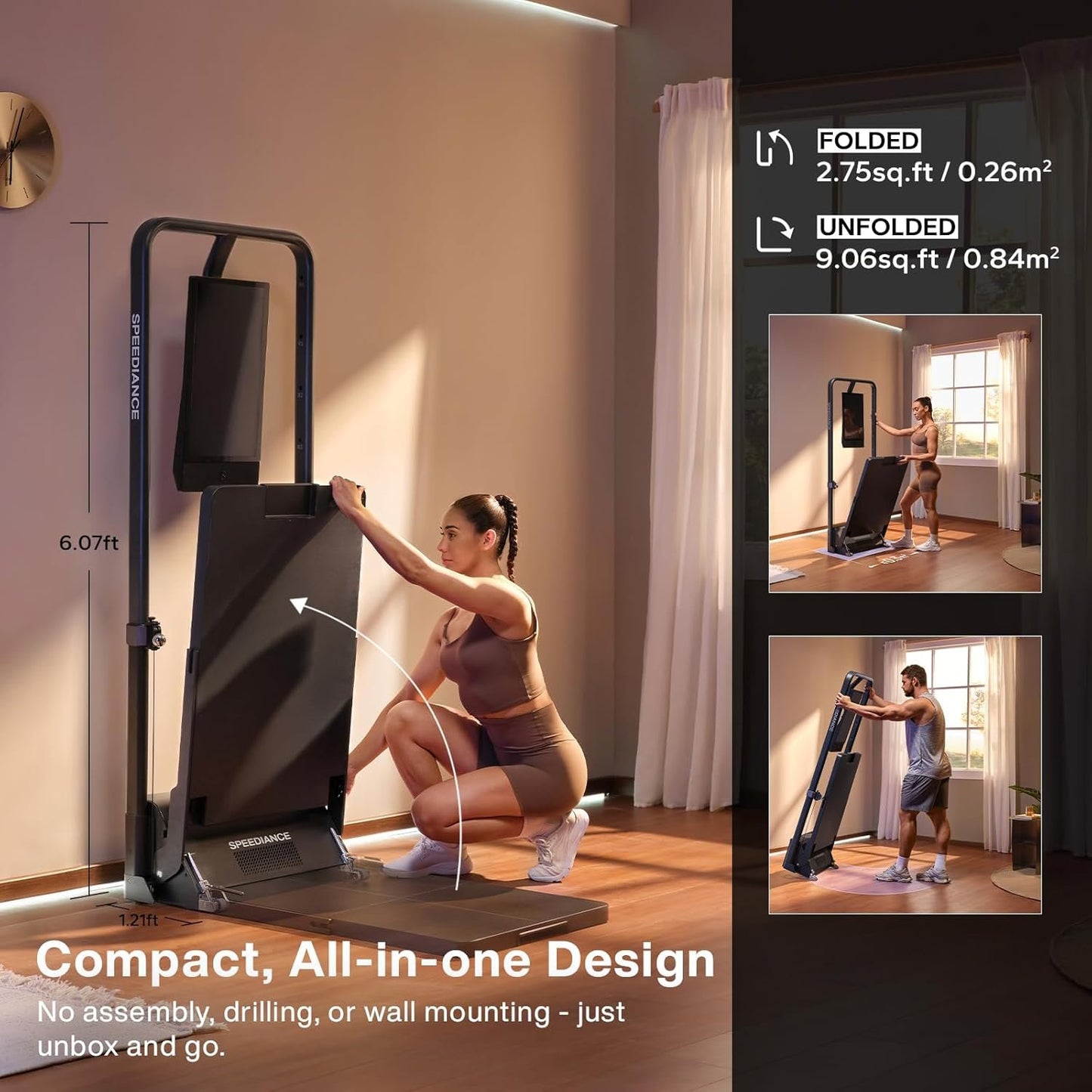 Gym Monster 2 Smart Home Gym - Improved AI Home Workout Machine - Multifunction Machine - All in One Strength Training Device